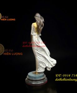 Tượng Thiếu Nữ Nghệ Thuật Bằng Đồng