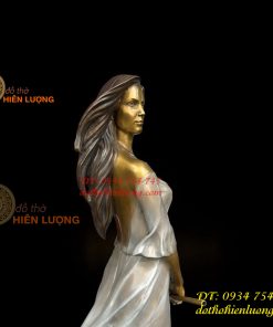 Tượng Thiếu Nữ Nghệ Thuật Bằng Đồng