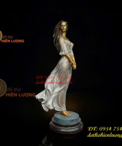 Tượng Thiếu Nữ Nghệ Thuật Bằng Đồng