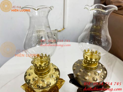 Đèn Dầu Hoa Sen Thờ Cúng Bằng Đồng