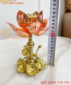 Đèn Hoa Sen Bằng Đồng Trang Trí Decor