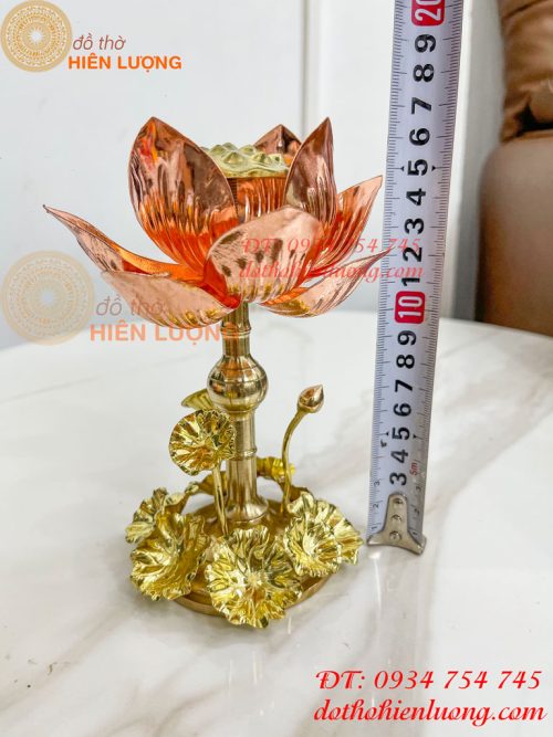 Đèn Hoa Sen Bằng Đồng Trang Trí Decor