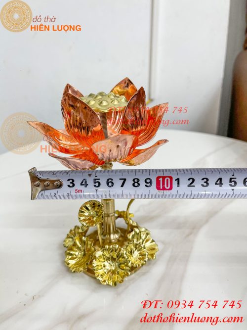 Đèn Hoa Sen Bằng Đồng Trang Trí Decor
