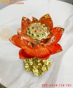 Đèn Hoa Sen Bằng Đồng Trang Trí Decor