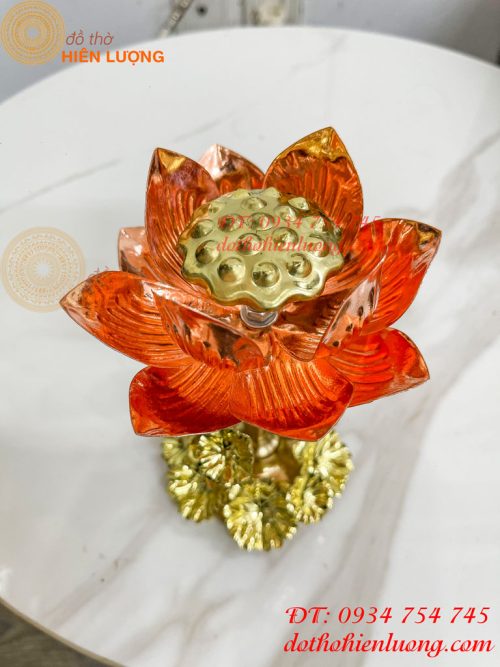 Đèn Hoa Sen Bằng Đồng Trang Trí Decor