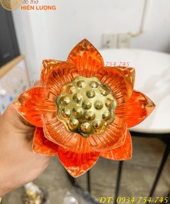 Đèn Hoa Sen Bằng Đồng Trang Trí Decor