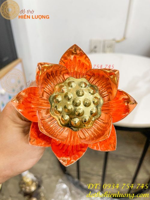 Đèn Hoa Sen Bằng Đồng Trang Trí Decor