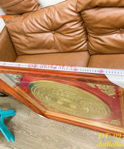 Tranh Trống Đồng 97x97cm Gò Tay Thúc Nổi Thủ Công