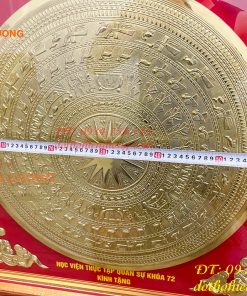 Tranh Trống Đồng 97x97cm Gò Tay Thúc Nổi Thủ Công