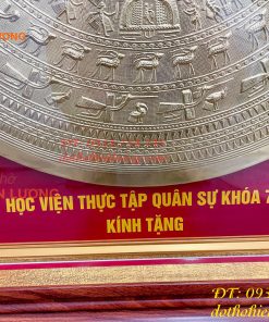Tranh Trống Đồng 97x97cm Gò Tay Thúc Nổi Thủ Công