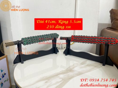Kiếm Xu Phong Thủy Bằng Đồng Dài 41cm