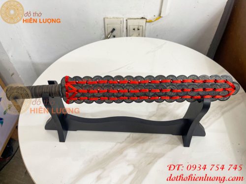 Kiếm Xu Phong Thủy Bằng Đồng Dài 41cm