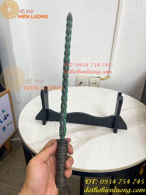 Kiếm Xu Phong Thủy Bằng Đồng Dài 41cm