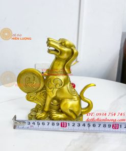 Tượng Chó Chữ Phúc Bằng Đồng Phong Thủy