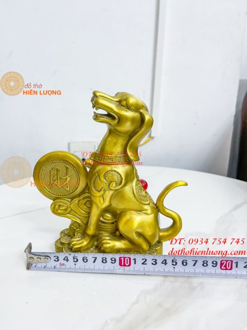 Tượng Chó Chữ Phúc Bằng Đồng Phong Thủy