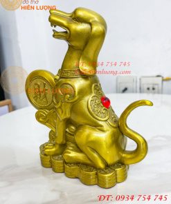 Tượng Chó Chữ Phúc Bằng Đồng Phong Thủy
