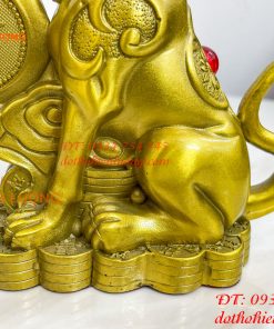 Tượng Chó Chữ Phúc Bằng Đồng Phong Thủy