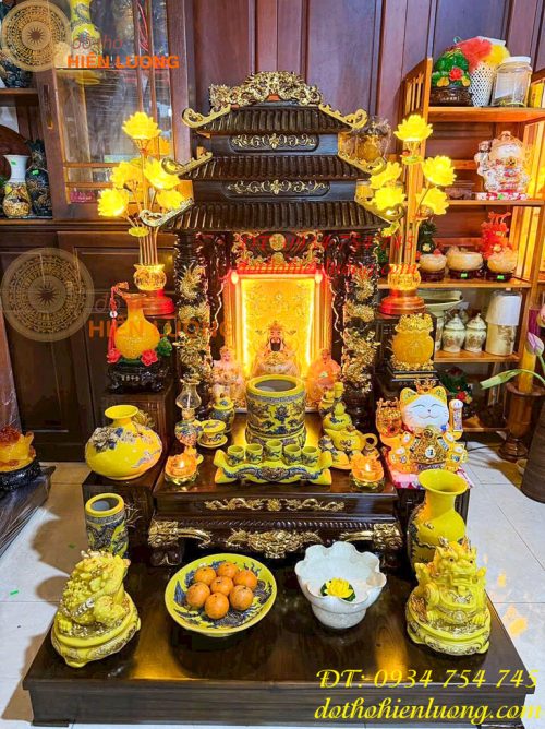 Tổng Hợp Bàn Thờ Thần Tài Đẹp Cao Cấp