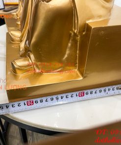 Tượng Lê Hữu Trác Và Thiền Sư Tuệ Tĩnh Bằng Đồng Đỏ Cao 42cm
