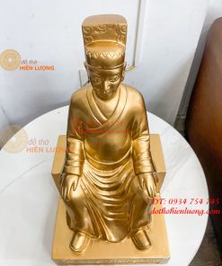 Tượng Đai Thiền Sư Tuệ Tĩnh Bằng Đồng Đỏ Cao 42cm