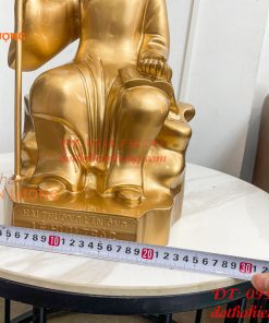 Tượng Lê Hữu Trác Bằng Đồng Cao 42cm