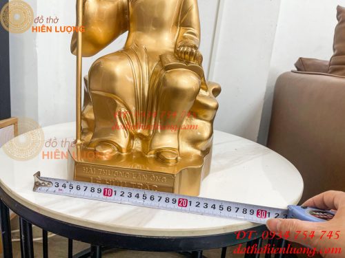 Tượng Lê Hữu Trác Bằng Đồng Cao 42cm