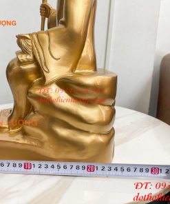 Tượng Lê Hữu Trác Bằng Đồng Cao 42cm