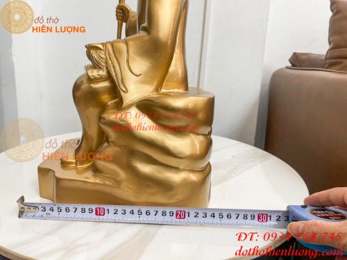Tượng Lê Hữu Trác Bằng Đồng Cao 42cm