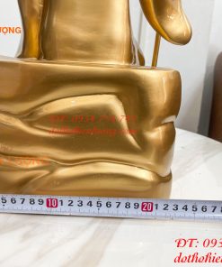 Tượng Lê Hữu Trác Bằng Đồng Cao 42cm
