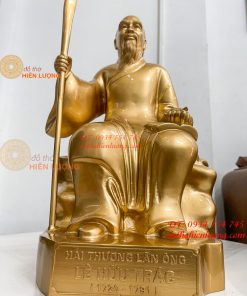 Tượng Lê Hữu Trác Bằng Đồng Cao 42cm