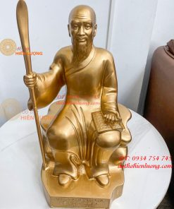 Tượng Lê Hữu Trác Bằng Đồng Cao 42cm