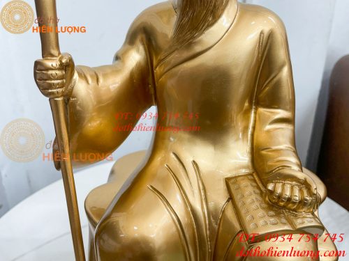 Tượng Lê Hữu Trác Bằng Đồng Cao 42cm