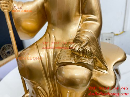 Tượng Lê Hữu Trác Bằng Đồng Cao 42cm