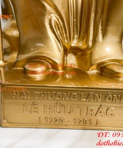Tượng Lê Hữu Trác Bằng Đồng Cao 42cm