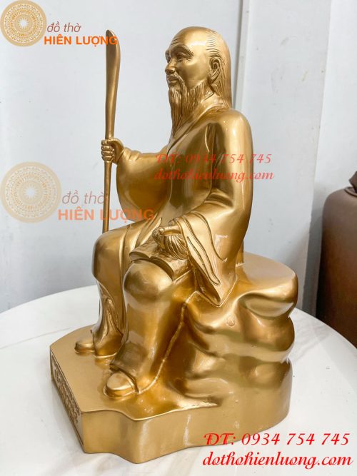 Tượng Lê Hữu Trác Bằng Đồng Cao 42cm