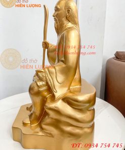 Tượng Lê Hữu Trác Bằng Đồng Cao 42cm