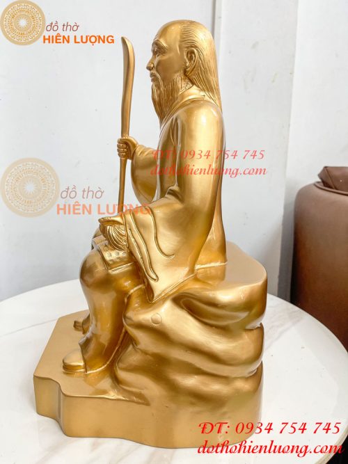 Tượng Lê Hữu Trác Bằng Đồng Cao 42cm