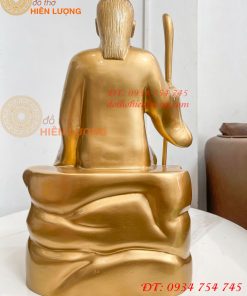 Tượng Lê Hữu Trác Bằng Đồng Cao 42cm