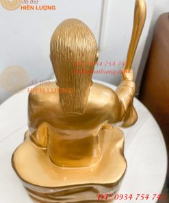 Tượng Lê Hữu Trác Bằng Đồng Cao 42cm