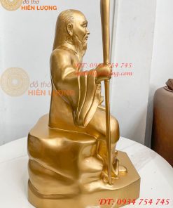Tượng Lê Hữu Trác Bằng Đồng Cao 42cm