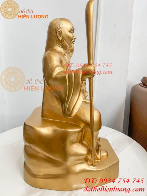 Tượng Lê Hữu Trác Bằng Đồng Cao 42cm