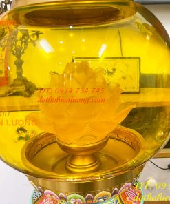 Đôi Đèn Bằng Đồng Pháp Lam Cao 95cm
