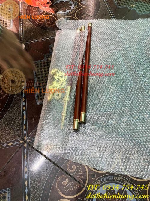 Gậy Tích Trượng Thân Gỗ Hương Đỏ