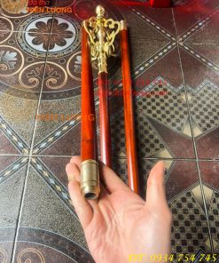Gậy Tích Trượng Thân Gỗ Hương Đỏ
