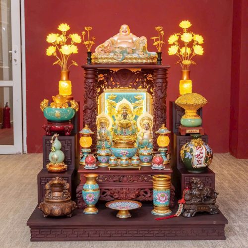 Tổng Hợp Bàn Thờ Thần Tài Đẹp Cao Cấp