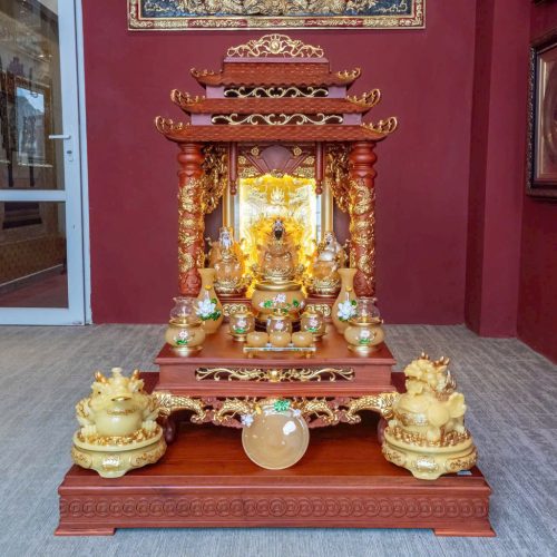 Tổng Hợp Bàn Thờ Thần Tài Đẹp Cao Cấp
