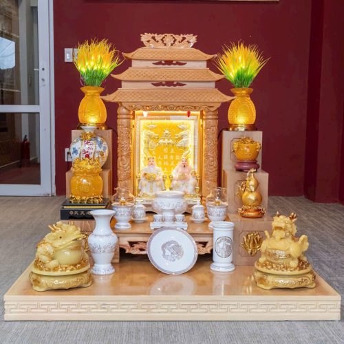 Tổng Hợp Bàn Thờ Thần Tài Đẹp Cao Cấp