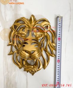 Đầu Sư Tử Bằng Nhựa Gắn Tường Dài 29cm