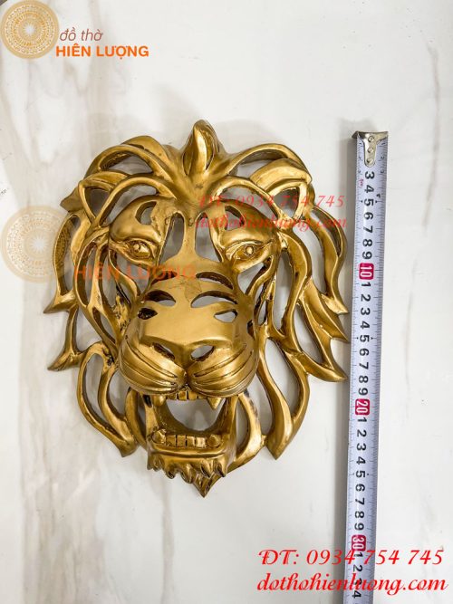 Đầu Sư Tử Bằng Nhựa Gắn Tường Dài 29cm