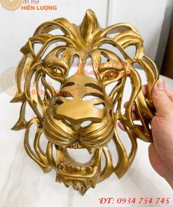 Đầu Sư Tử Bằng Nhựa Gắn Tường Dài 29cm